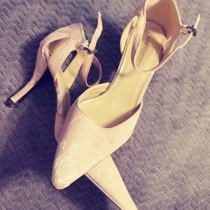 Newport  News  Pointed Ankle Strap Heels